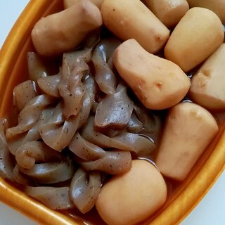 里芋とこんにゃくの煮物